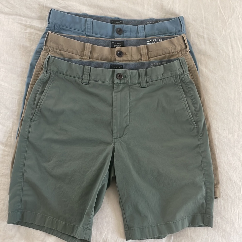 J. Crew Stretch Shorts - Lot of 3
